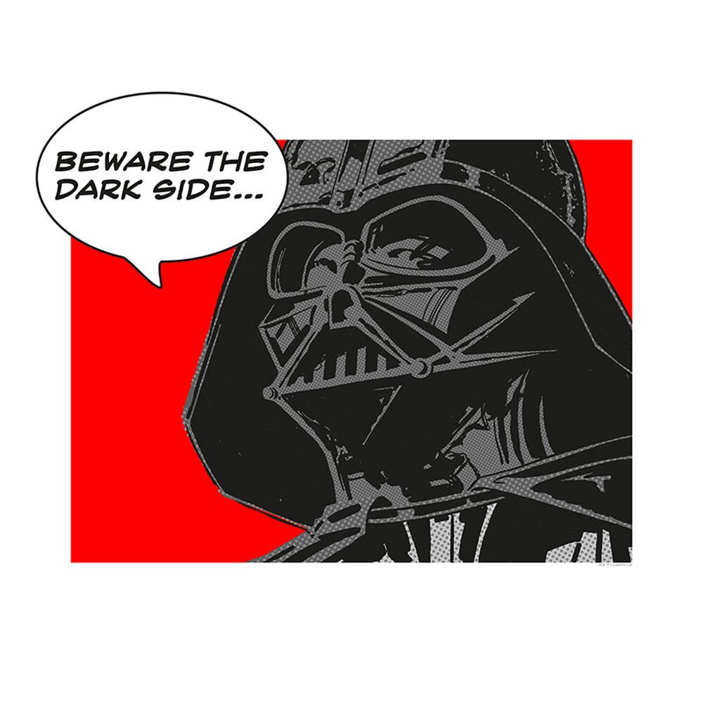 Poster Star Wars Comic Zitat Vader