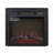 Electric Fireplace Insert 18" 1400W 120V ,Equipped With Remote Control, Ultra Thin Heater With Log Set And Realistic Flame - BLACK