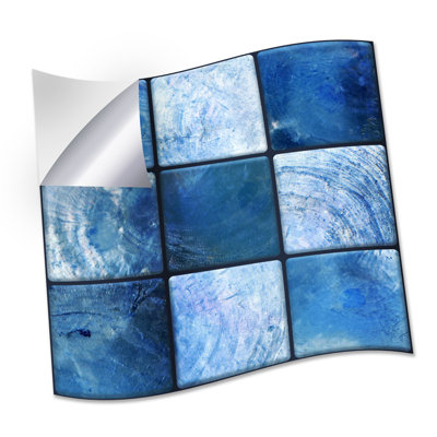 5.91'' W x 5.91'' L Aluminum Peel and Stick Mosaic Tile
