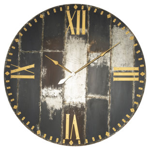 Horloge murale en bois manufacturé