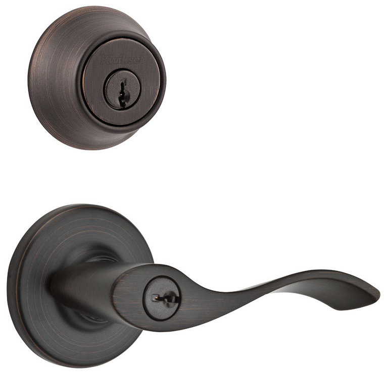 Complete Balboa Entry Lever Set Deadbolt, Oil-Rubbed Bronze