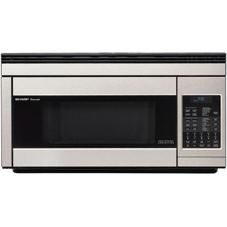 Sharp 21 in. 1.4 cu. ft. Countertop Microwave with 11 Power Levels & Sensor  Cooking Controls - Black