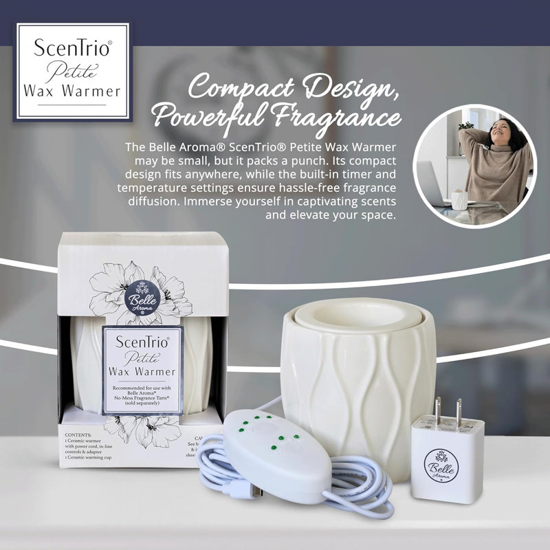 Chauffe-cire ScenTrio Petite - White Diamond