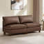 Canapé modulaire en cuir fleur 6 pièces Solena-1430296273