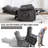 Leatheraire Heat Massage Dual Motor Infinite Position Up To 350 LBS Large Electric Power Lift Recliners With Hidden Cup Holders, Power-Remote, Medium-Firm And Heavy Duty-750220520