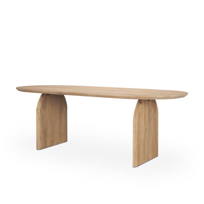 Brogan Oval Solid Wood Dining Table