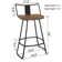 Williston Forge Duncombe Swivel Counter Stool with Metal Frame ...