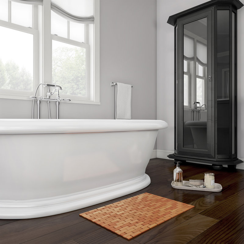 Tapis de salle de bain en bambou Lavish Home