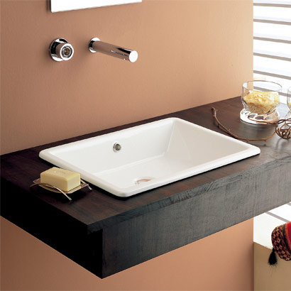 Scarabeo by Nameeks Gaia 18.1 " Ceramic Rectangular Bathroom Sink and Overflow Hole