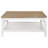 Wacissa Brown and White Square Coffee Table