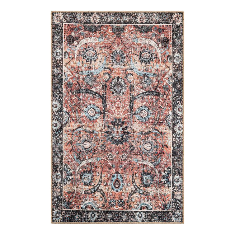 Maysn Performance Chenille Floral Indoor Rug