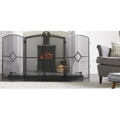Shalice Iron Fireplace Screen
