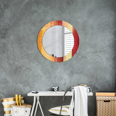Huldar Glass Flat Wall Mirror