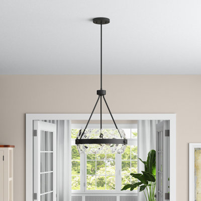Luminaire suspendu tambour 3 lumières Melvina