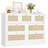 Joellen 44.5″ W 7-Drawer Rattan Wood Storage Chest – Modern & Mid-Century Style-1352757411