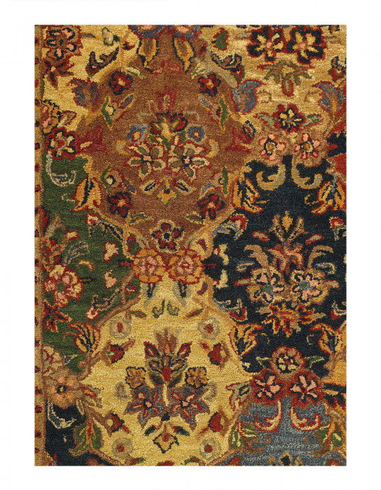 Ibolya Hand Tufted Wool Area Rug