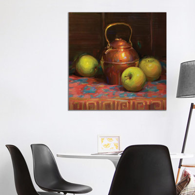 Apples 1 Piece Wall Art on Canvas