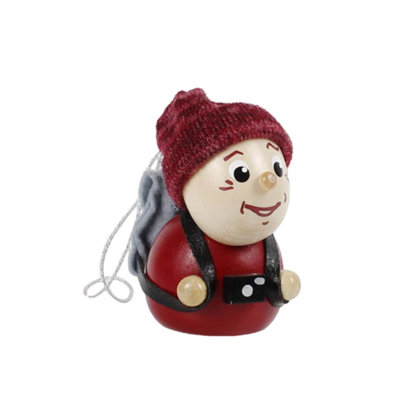 Jiada 3.15'' Wood Hanging Figurine Ornament