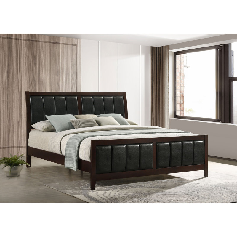 Boden Wood Eastern King Panel Bed Cappuccino, King