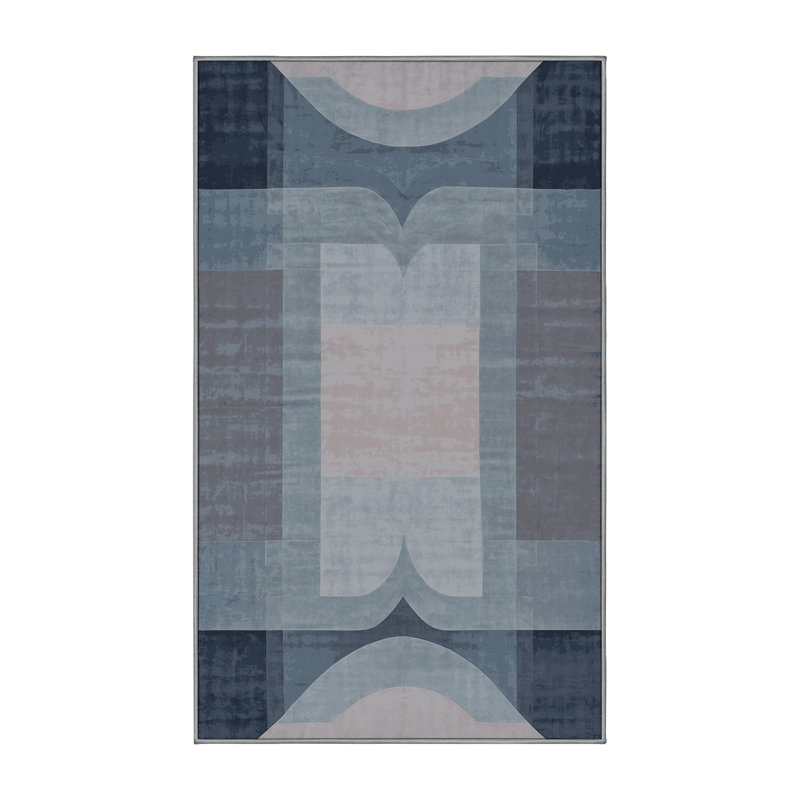 Silky Soft Plush Gray Area Rug, Rectangle 8' x 10'