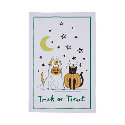 Trick Or Treat Tea Towel Kitchen Towel