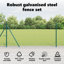 Vidaxl Fence With Posts Steel-116797939-116797946