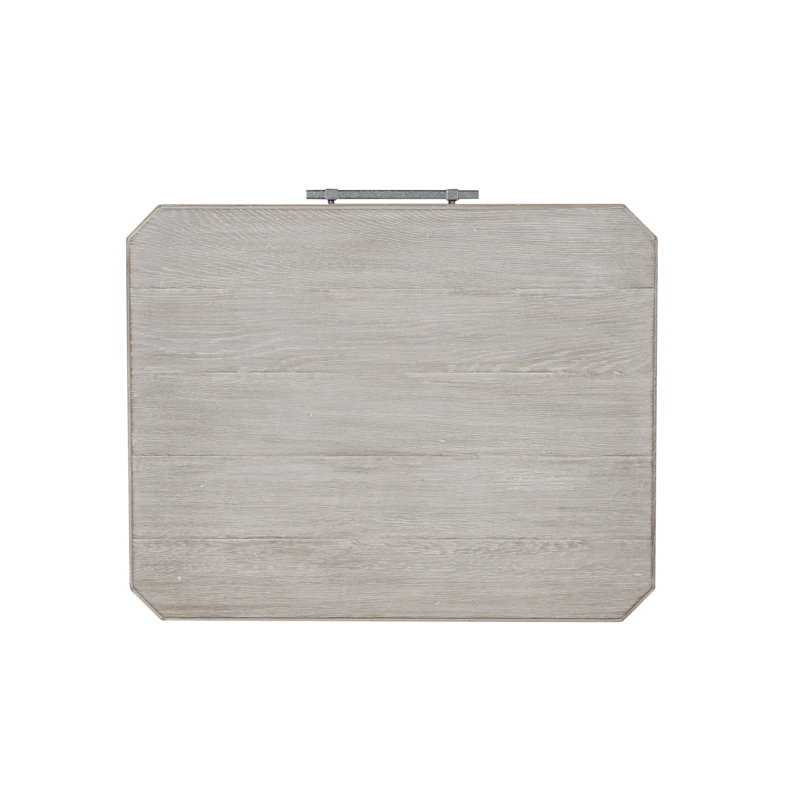 Camden Solid Wood End Table, White