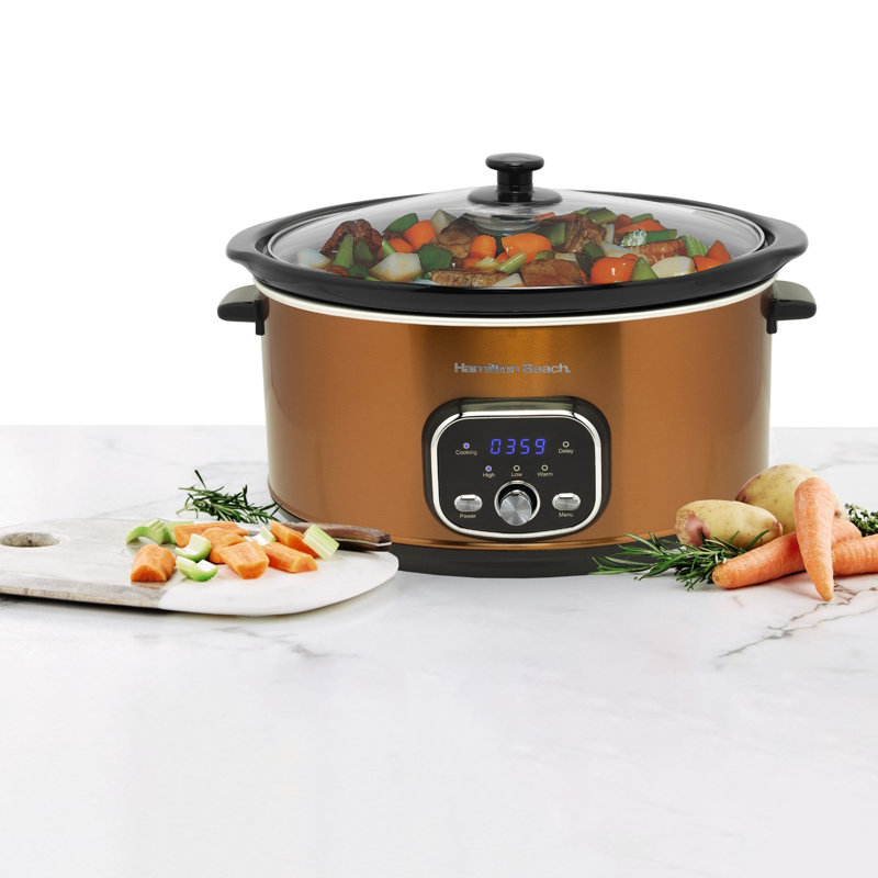 PROGRAMMABLE DIGITAL OVAL SLOW COOKER