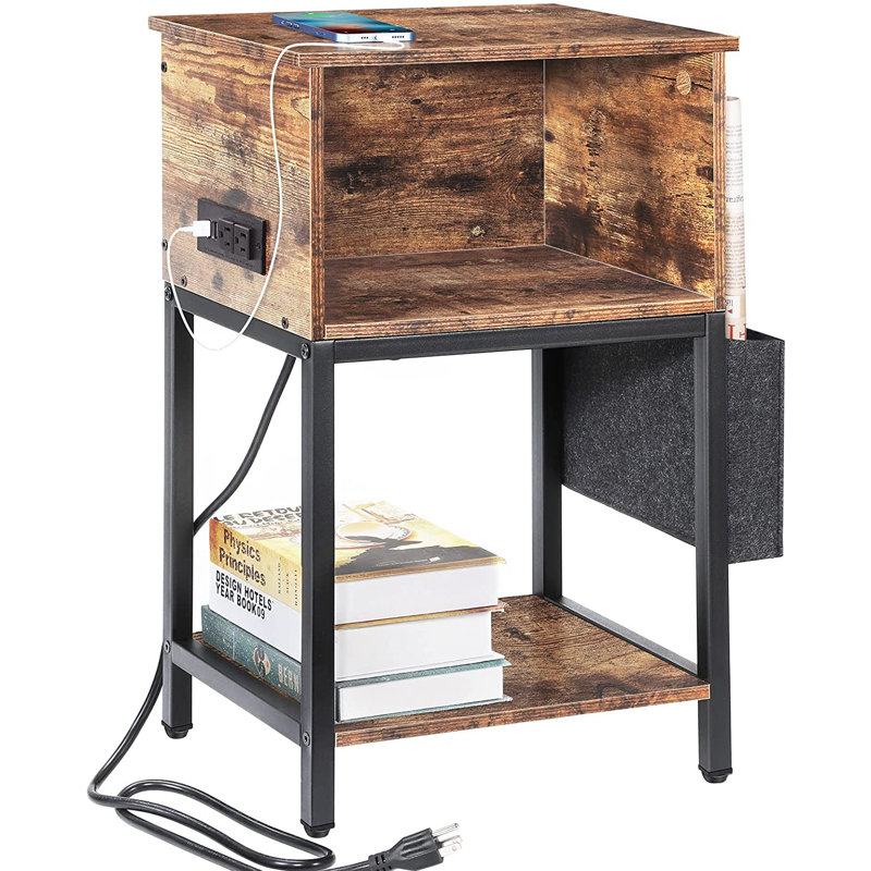 Table de nuit, Brun rustique