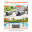 Banc de rangement extérieur PE Rotin 40Gal Deck Box