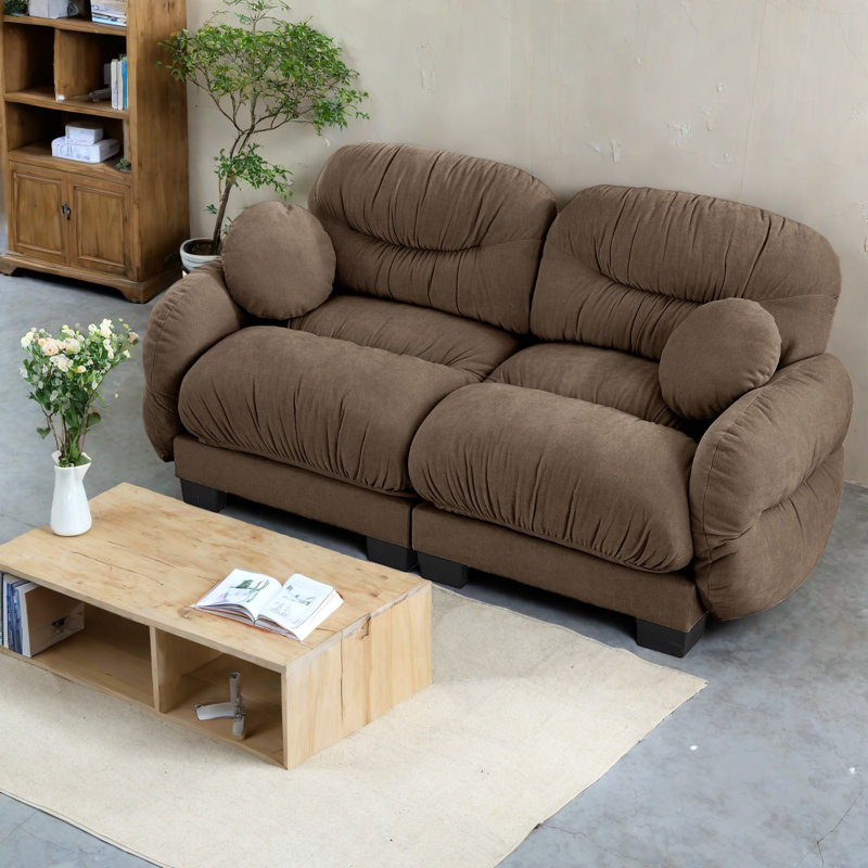 Compression Cozy Chenille 2 Seater Sofas, Modern Modular Home