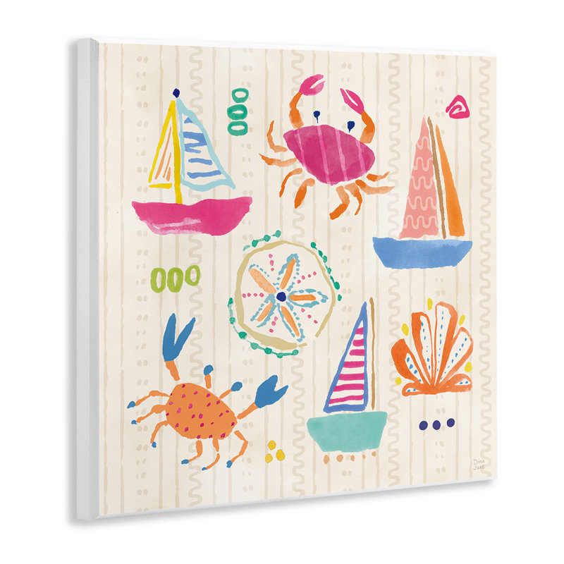 Plaque murale Nautical Fine In The Sunshine, design par Dina June