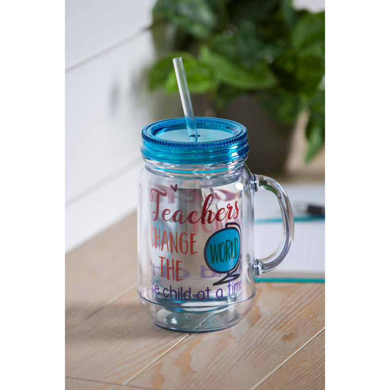 SantaCruz 20oz. Acrylic Mason Jar