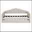 Lit de jour simple rembourré avec couchette, canapé-lit en velours avec ports de chargement USB, aucun sommier nécessaire