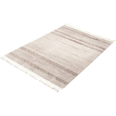 Tapis gris / ivoire Whittney