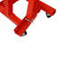 Grue de levage pliable pour moteur de 2 tonnes, grue pour atelier, grue en acier robuste avec 6 roulettes en fer (rouge)-129873831