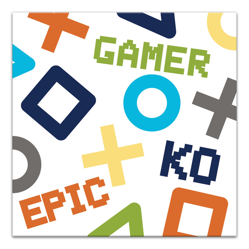 Art sur toile pour les joueurs epic Accalia, H 24 po x l 24 po x P 1,25 po
