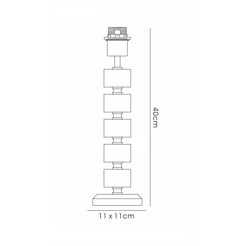 Helzer Metal Lamp Base Lamp
