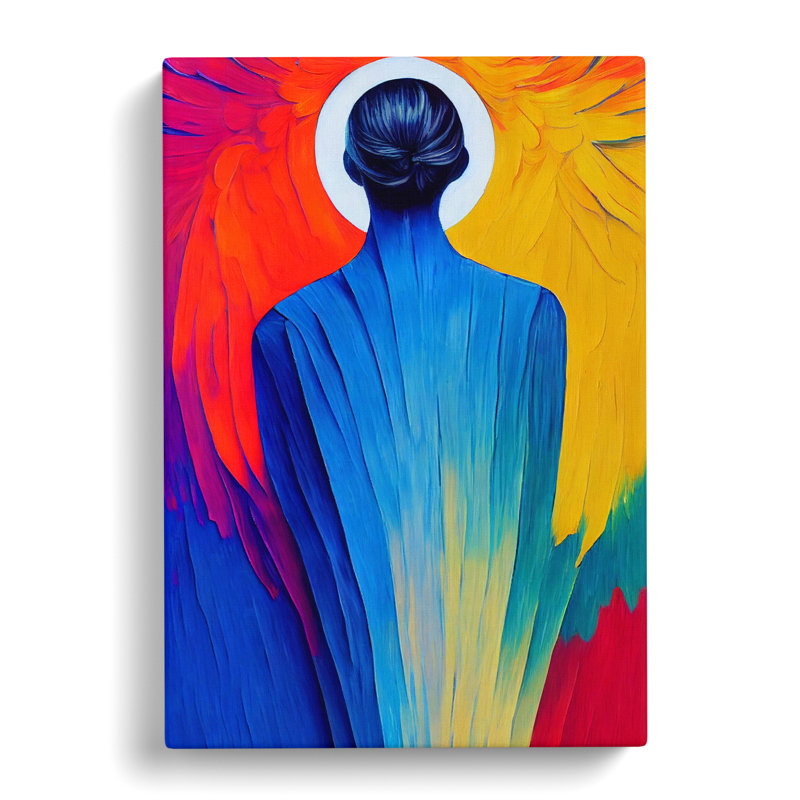 Angel Palette Knife Vol.4 - Wrapped Canvas, 50cm H x 35cm W x 3cm D