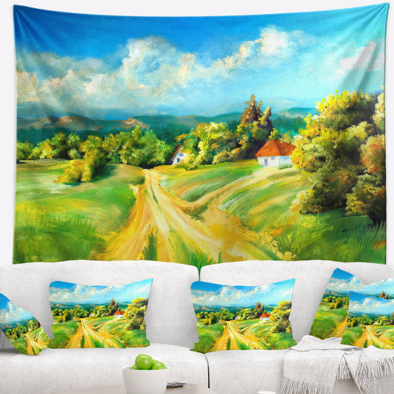 Polyester Tapestry, 32" H x 39" W