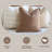 Brown Cotton Throw Pillow Cover, 18" x 18" Boho Decorative Pillow Cover