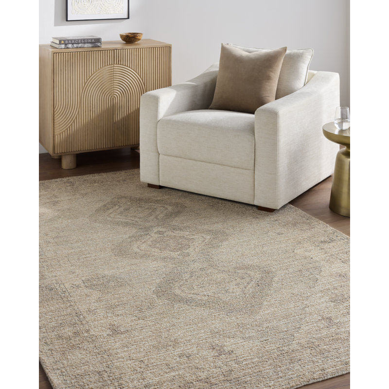 Tapis fait main Lauren Liess x Livabliss Veil, Rectangle 5 pi x 7 pi 6 po