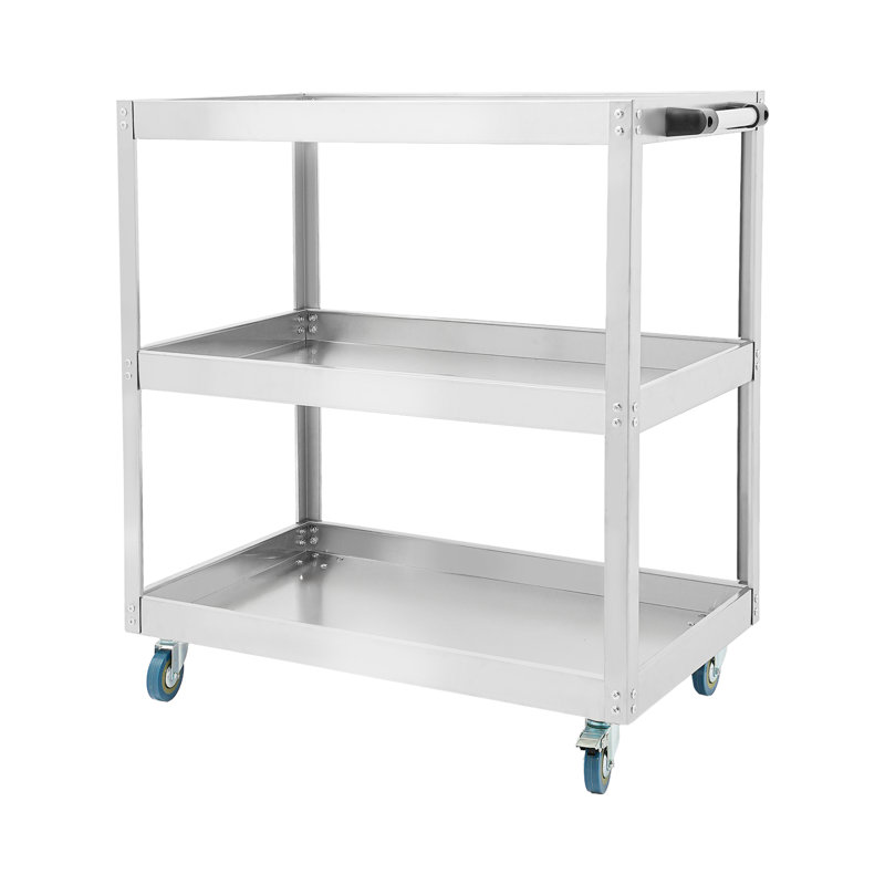 Chariot en acier inoxydable pour garage, atelier