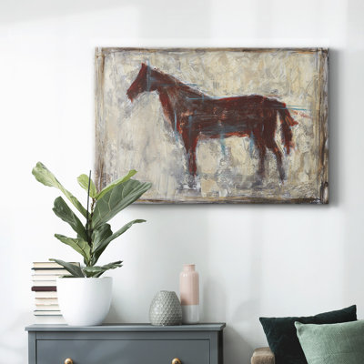 Iron Equine I-Gallery Wrapped Canvas