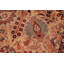 Tapis brun en laine à motif floral fait à la main 6 pi x 9 pi 2 po Cosgrove