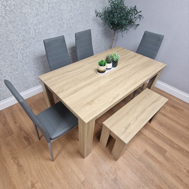 Roenia Dining Set, H75 x L117 x W77 cm 
