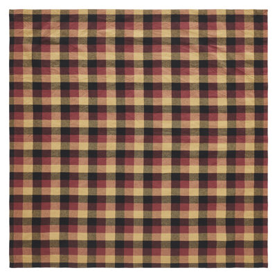 Heritage Farms Primitive Check Table Topper 40x40