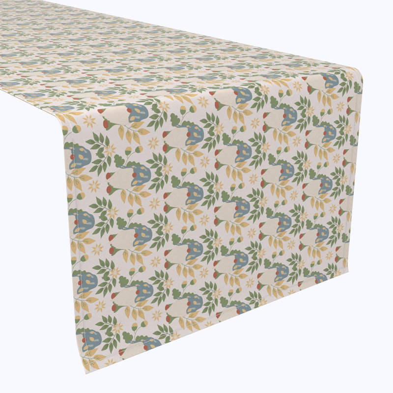 Oman Floral Table Runner, 108" x 14"