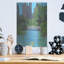 Art mural en métal luxueux «City Park» par Allayn Stevens, 12 po x 16 po-114790835