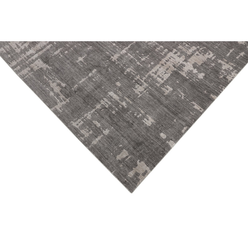 Area Rug, Rectangle 8' x 10', No Pattern and Not Solid Color